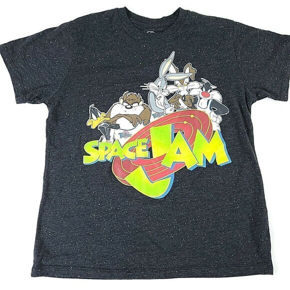 VTG 90S  SPACE JAM Shirt Mens Medium Bugs Bunny Looney Tunes Tune Squad Tee - Picture 1 of 7